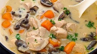 Blanquette de poulet si délicieuse que vous pouvez la cuisiner tous les jours Recette simple [upl. by Suolhcin]