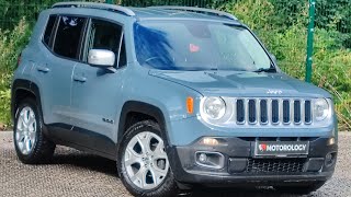 Jeep Renegade 16 MultiJetII Limited SUV 5dr Diesel DDCT Euro 6 ss 120 ps [upl. by Elison]