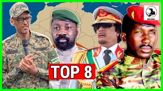 8 Présidents Militaires Africains qui ont sauvé leur Pays [upl. by Nnyliak492]