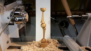 Exzentrisch Drechseln  Multiaxis Woodturning UlmeElm [upl. by Nnaeilsel]