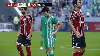 2025 Algeria vs Liberia Live Score EFootball PES 21 Simulation Gameplay [upl. by Eyanaj]