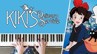 A Town with an Ocean View  Kikis Delivery Service STUDIO GHIBLI  PIANO COVER [upl. by Meibers]