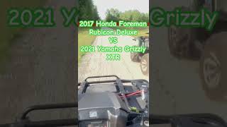 Honda VS Yamaha ATV race ￼ [upl. by Vey]