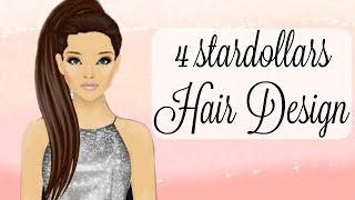 Stardoll 4 stardollars hair design tutorial [upl. by Sherilyn]