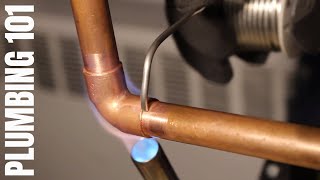 How To Solder Copper Pipe Complete Guide Plumbing 101 [upl. by Aihsatal227]