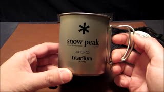 The Snow Peak 450 Titanium Single Wall Cup [upl. by Allard733]