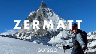 ZERMATT in Switzerland The MOST SCENIC skiing village of the alps [upl. by Nade]