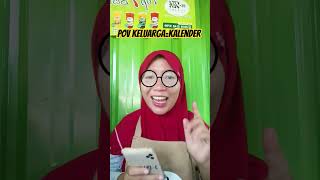 KELUARGAKALENDER❗🤣👀shortvideo funny youtubeshorts mamaarsyita [upl. by Giustino]