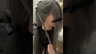 Heres how I crimp and smooth out my wigs before styling Jill Warrick from FFXVI [upl. by Atalanta763]