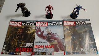 MARVEL MOVIE COLLECTION deagostini numeri 51 KURSE 52 IRON MARK XLVI 53 IRON PATRION [upl. by Gnot]