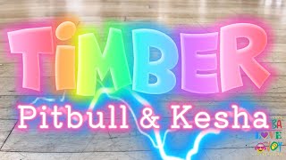 Zumba Fitness  Timber  Pitbull ampKesha  Dance Fitness dance dancevideo dancemusic dancer pop [upl. by Aissert]