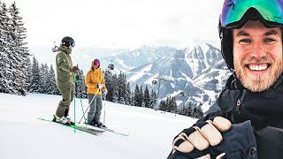 Skigebiet im Test Saalbach Hinterglemm Leogang Fieberbrunn [upl. by Grearson844]