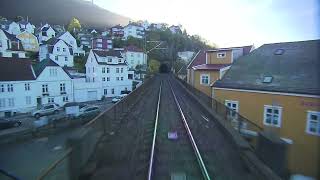 Slow TV HD Train Cab Ride  Bergen to Oslo Norway  71409 [upl. by Adnavoj]