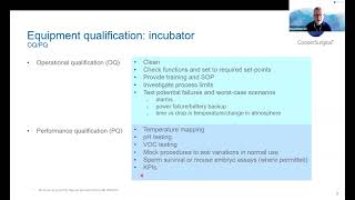 Webinar Equipment validation in ART laboratories [upl. by Enomis]