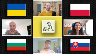 Polish Bulgarian Ukrainian Slovak  Vocab Comparison [upl. by Olly]