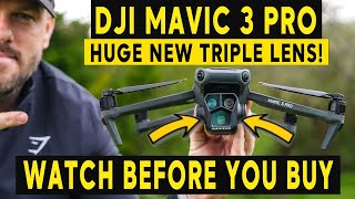 DJI MAVIC 3 PRO REVIEW  THREE CAMERAS ON ONE DRONE [upl. by Nan]