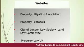 Stewart Title  An Introduction to Commercial Property Law [upl. by Middendorf]