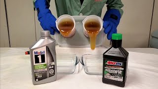 Mobil 1 Advanced Fuel Economy vs AMSOIL 0W20 Cold Flow Challenge [upl. by Caneghem949]