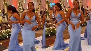 This Nigerian bridesmaids stole the show 😳 short youtubeshort [upl. by Naoj]