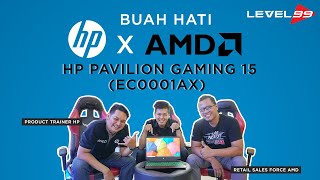 Laptop gaming murah under 10jt edisi 2019 with LEVEL 99 X HP TRAINER X AMD FORCE  ec0001ax [upl. by Hartman]