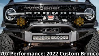 2022 Custom Ford Bronco  BDS Lift  Addictive Desert Design Bumpers [upl. by Lenox51]