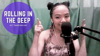 Rolling in the Deep  KZ Tandingan Cover [upl. by Inalawi608]