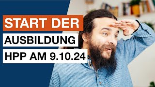 Ausbildung HPP Start am 9102024  Hol Dir Dein Beratungsgespräch [upl. by Asilegna]