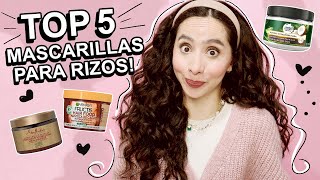 Las 5 Mascarillas para Cabello Rizado [upl. by Zehc]