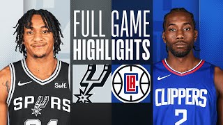 SPURS at CLIPPERS  FULL GAME HIGHLIGHTS  October 29 2023 [upl. by Marlin]