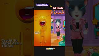 Who will pravail Baldis vs Angela2 🤣👌 music funny baldi talkinangela meme animation shorts [upl. by Ahsele]