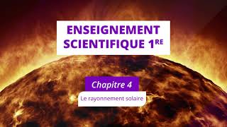 Le rayonnement solaire Enseignement scientifique 1re [upl. by Eiramit]