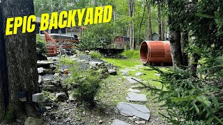 The Coolest Poconos Airbnb Backyard [upl. by Mortensen]