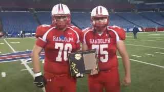 2014 VI D Final Randolph vs EllicottvilleFranklinvilleWest Valley High School Football [upl. by Hanus]