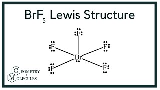 BrF5 Lewis Dot Structure Bromine Pentafluoride [upl. by Solnit663]