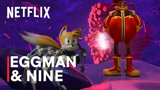 TAILS NINE Y EGGMAN JUNTOS EN SONIC PRIME TEMPORADA 3 EN ESPAÑOL [upl. by Eindys]