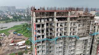 Millennium Urbania  Kalamboli Navi Mumbai On going Construction  DJI Mini 4 Pro [upl. by Jehanna]