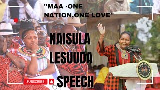 SAMBURU MP HON NAISULA LESUUDA SPEECH AT MAA SHOW samburu citizenlive [upl. by Anyel]