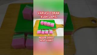 VARIASI CORAK KUIH LAPIS  Resepinya 👆 shorts shortsvideo cooking food kuihlapis [upl. by Alvera129]