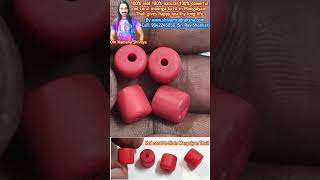 100 real 100 natural red coral moonga to fit in Mangalyam Thali gives happy healthy long life [upl. by Lovich]