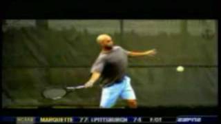 James Blake  Slow Motion Forehand Side View [upl. by Beattie413]