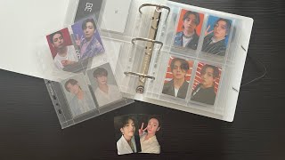 Storing Photocards 2 ASMR BTS binder organization no talking [upl. by Osrick]