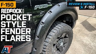 20092014 F150 RedRock 4x4 Pocket Style Fender Flares Review amp Install [upl. by Iniffit]