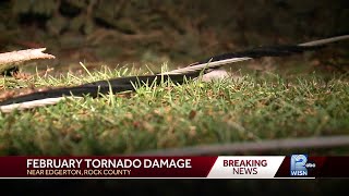 Tornado does damage near Edgerton Wisconsin [upl. by Gilbart438]