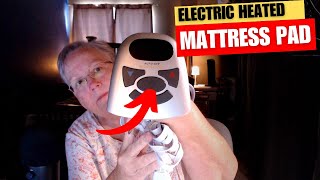 Quilted Electric Heated Mattress Pad Review [upl. by Puritan566]