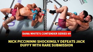 Dana Whites Contender Series 69 Highlights Nick Piccinni defeats Jack Duffy with deadly submission [upl. by Novar]