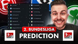 Meine 2 Bundesliga PROGNOSE Saison 20242025 🏆 [upl. by Vani]