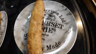 Harry Ramsdens Battered sausage in a Lakeland Dual Air fryer [upl. by Tezile]