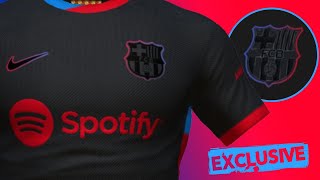 SEGUNDA EQUIPACIÓN del FC BARCELONA para la TEMPORADA 20242025 La ÚLTIMA HECHA por NIKE [upl. by Ulrika]