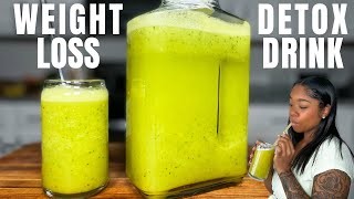 PINEAPPLE WEIGHT LOSS amp DETOX JUICE USING A BLENDER  BENEFITS [upl. by Broek783]