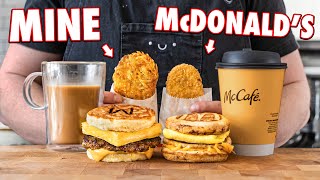 Making The McDonalds McGriddle Meal At Home  But Better [upl. by Kiel]